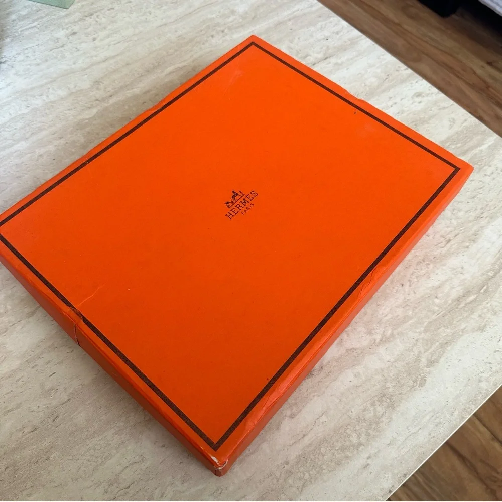 Hermès Orange Shoe Box